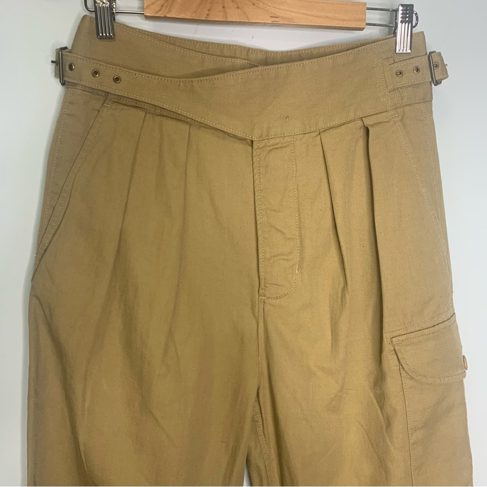 NWT! Republic Women’s Heritage Explorer Belted Pants In Utilitarian Khaki 2 - Picture 8 of 16